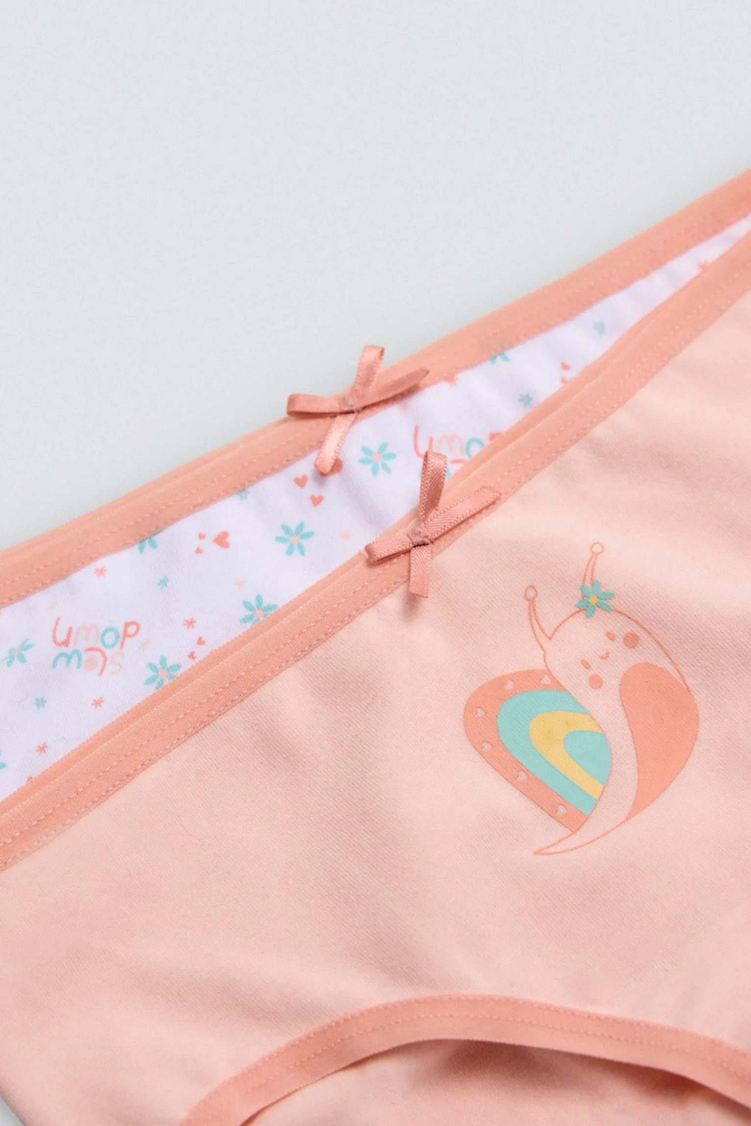 Pack 2 bragas infantiles algodón estampadas Slow down<Ysabel Mora New