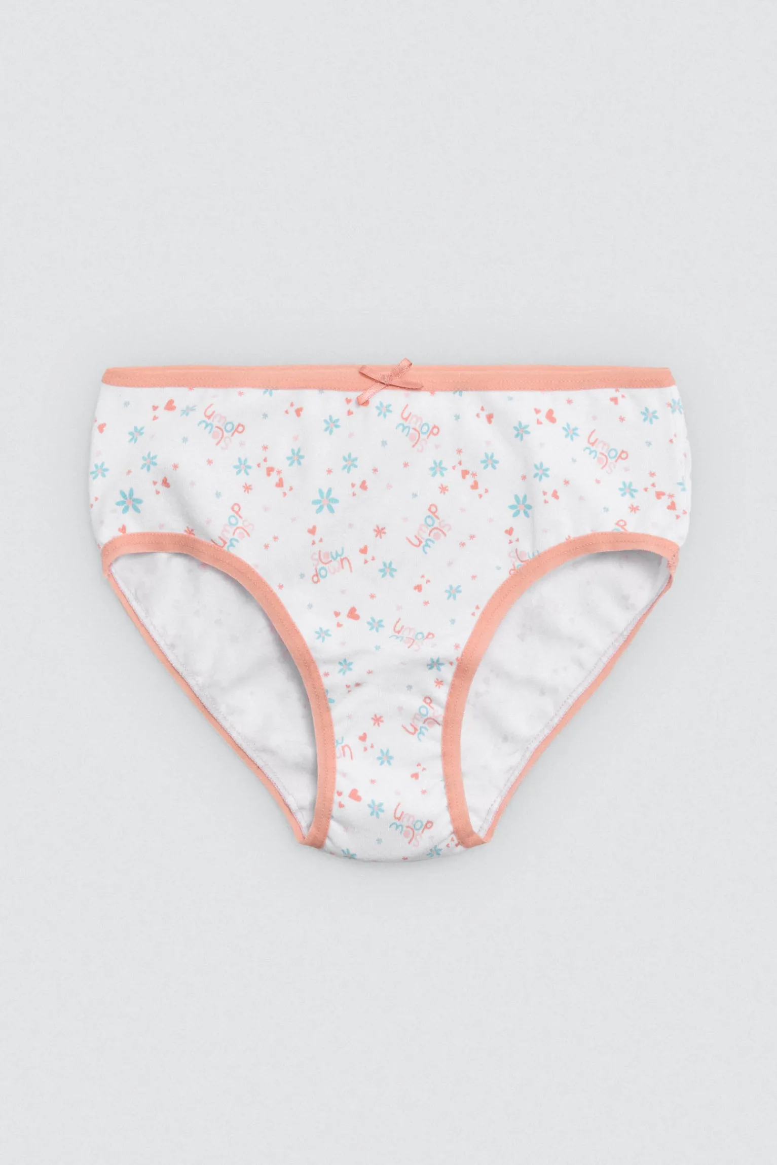 Pack 2 bragas infantiles algodón estampadas Slow down<Ysabel Mora New
