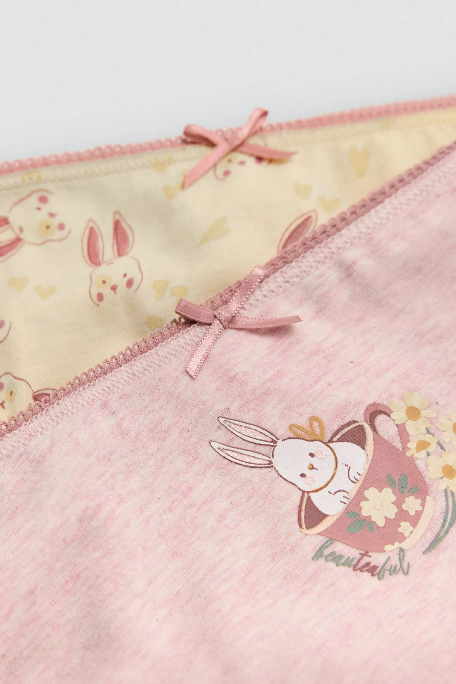 Pack 2 bragas infantiles algodón estampadas Tea time<Ysabel Mora Hot