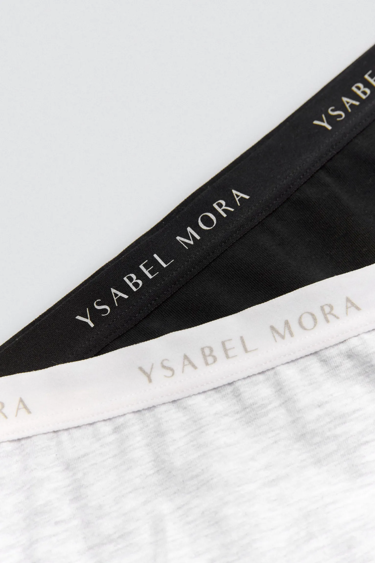 Pack 2 bragas midi básicas algodón y gris<Ysabel Mora Discount