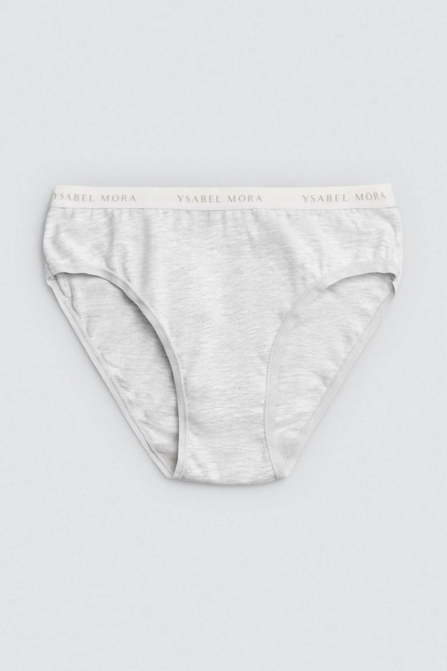 Pack 2 bragas midi básicas algodón y gris<Ysabel Mora Discount