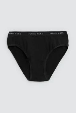 Pack 2 bragas midi básicas algodón y gris<Ysabel Mora Discount