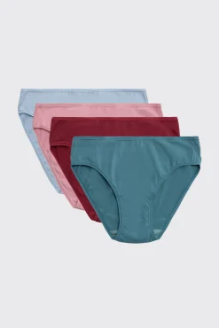 Pack 4 bragas midi básicas algodón<Ysabel Mora Online