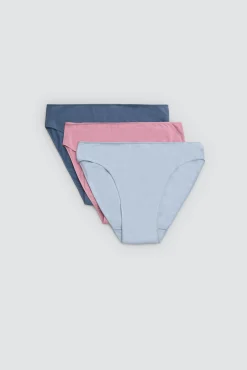 Pack 3 bragas midi básicas algodón<Ysabel Mora Sale