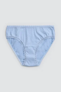 Pack 2 bragas midi estampadas tonos azules<Ysabel Mora Online