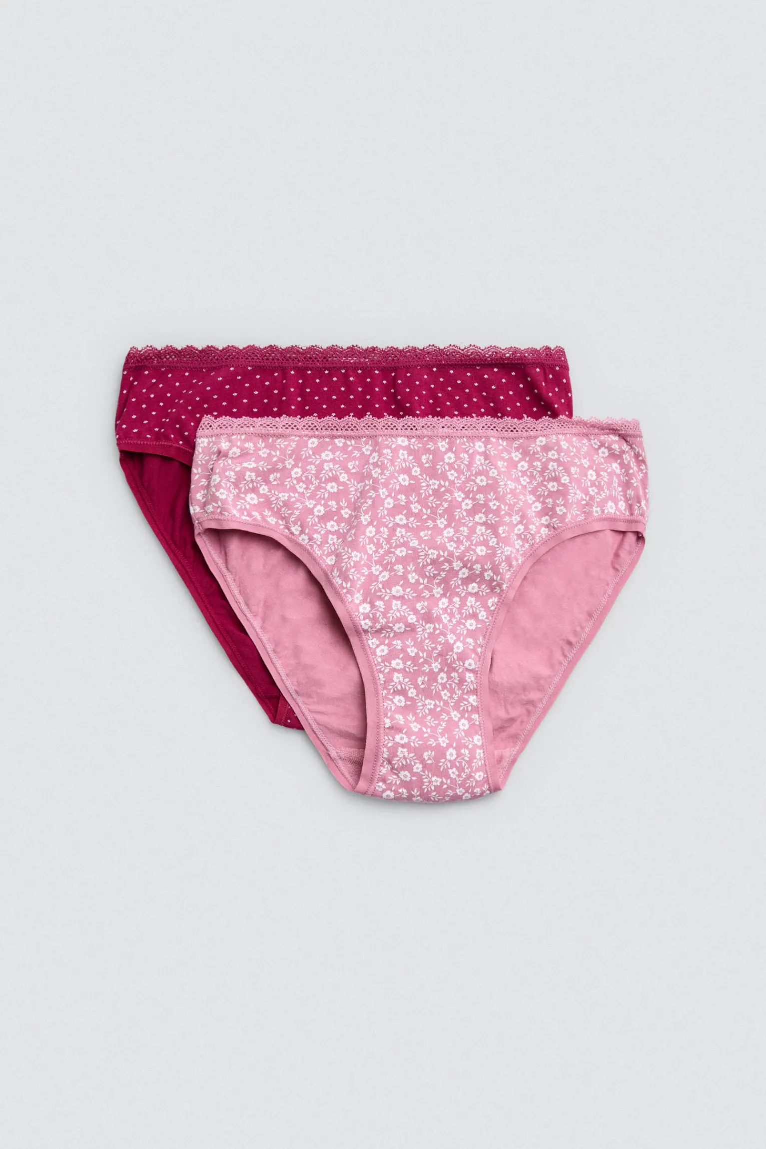 Pack 2 bragas midi estampados rosas<Ysabel Mora Discount