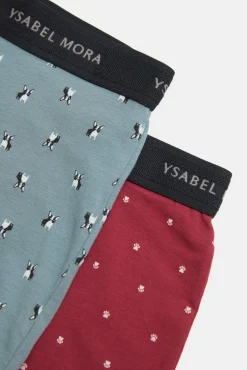 Pack 2 bóxers estampado mascotas<Ysabel Mora