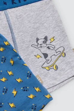 Pack 2 bóxers infantiles algodón estampados Kids Cool Kid<Ysabel Mora