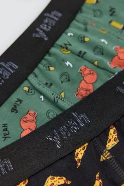 Pack 2 bóxers juveniles algodón estampados Yeah<Ysabel Mora Outlet