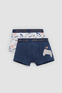 Pack 2 bóxers juveniles algodón estampados Gamer<Ysabel Mora Discount
