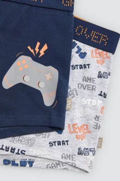 Pack 2 bóxers juveniles algodón estampados Gamer<Ysabel Mora Discount