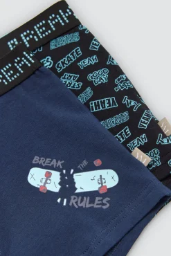Pack 2 bóxers juveniles algodón estampados Skate<Ysabel Mora Outlet