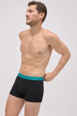 Pack 6 bóxers negros con banda de color<Ysabel Mora Outlet