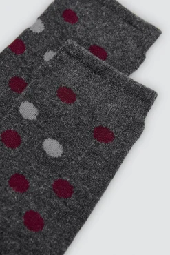 Pack 3 calcetines altos lana puño antipresión estampados<Ysabel Mora Best