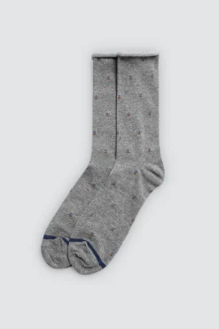 Pack 3 calcetines altos sin puño estampados<Ysabel Mora Hot