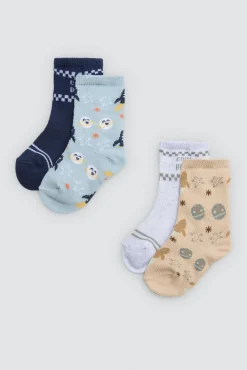 Pack 4 calcetines bebé estampados Cool baby<Ysabel Mora Best