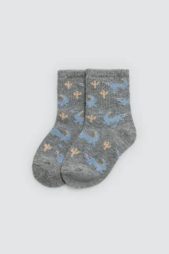 Pack 4 calcetines bebé estampados cocodrilo<Ysabel Mora Outlet