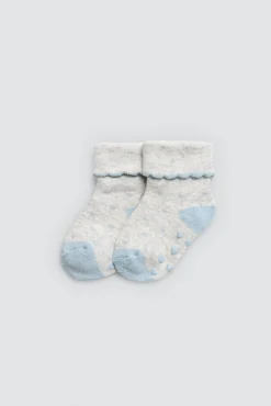 Pack 4 calcetines bebé térmicos antideslizantes tonos s<Ysabel Mora Outlet