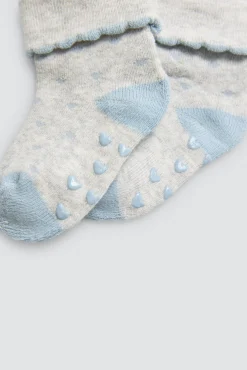 Pack 4 calcetines bebé térmicos antideslizantes tonos s<Ysabel Mora Outlet