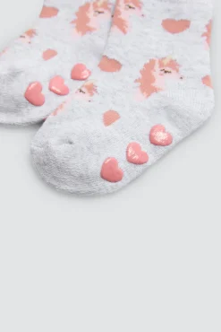 Pack 4 calcetines bebé térmicos antideslizantes Candy Circus<Ysabel Mora Best