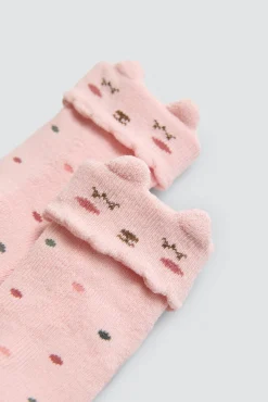 Pack 4 calcetines bebé térmicos estampados<Ysabel Mora Hot