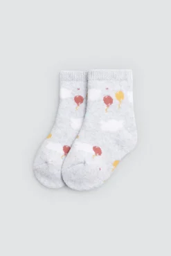 Pack 4 calcetines bebé térmicos estampados Ballon<Ysabel Mora Outlet