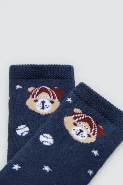 Pack 4 calcetines bebé térmicos estampados<Ysabel Mora Online