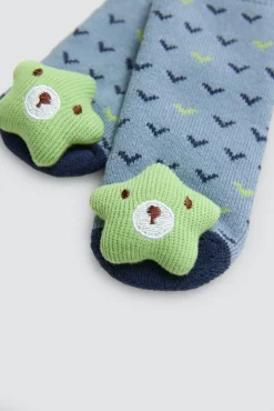 Pack 2 calcetines bebé térmicos sensoriales sonajero<Ysabel Mora Best