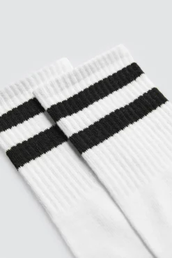 Pack 3 calcetines deportivos puño a rayas<Ysabel Mora Outlet