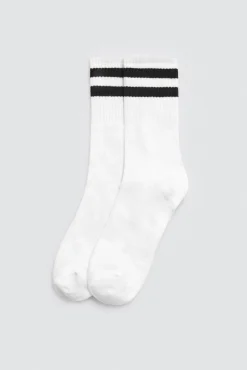 Pack 3 calcetines deportivos puño a rayas<Ysabel Mora Outlet