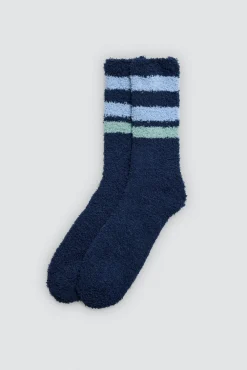 Pack 3 calcetines franela puño antipresión estampado geométrico<Ysabel Mora Online