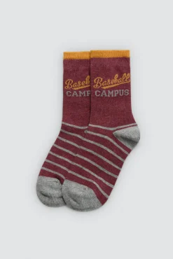 Pack 4 calcetines infantiles estampados College<Ysabel Mora Clearance