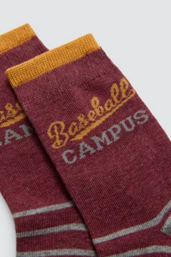 Pack 4 calcetines infantiles estampados College<Ysabel Mora Clearance