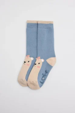 Pack 3 calcetines infantiles térmicos antideslizantes Love<Ysabel Mora Clearance