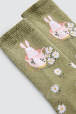 Pack 3 calcetines infantiles térmicos estampados Tea time<Ysabel Mora Sale