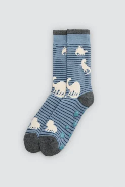 Pack 3 calcetines infantiles térmicos antideslizantes Dino<Ysabel Mora