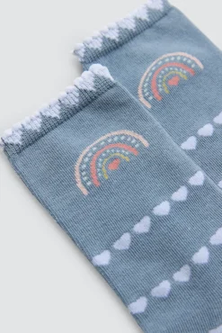 Pack 4 calcetines infantiles estampados Unicorn<Ysabel Mora Clearance