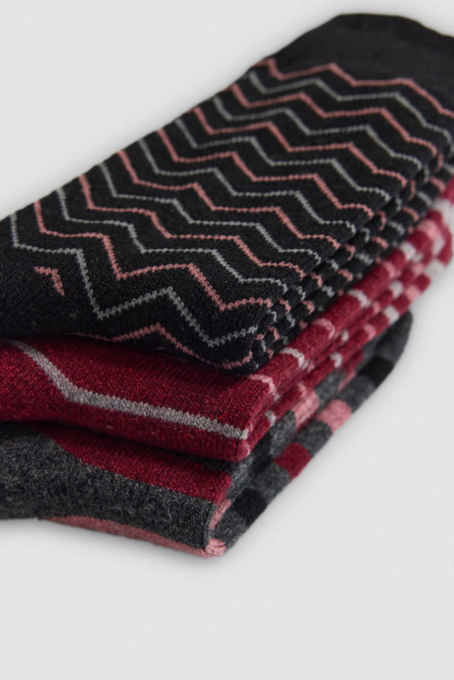 Pack 3 calcetines lana extrasuaves estampados colores<Ysabel Mora Clearance