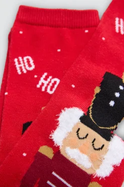 Pack 2 calcetines mujer Navidad<Ysabel Mora Outlet