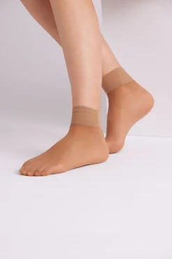 Pack 2 calcetines tobilleros puño antipresión 20 denier<Ysabel Mora Clearance