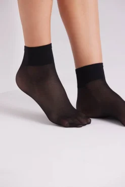 Pack 2 calcetines tobilleros puño antipresión 20 denier<Ysabel Mora Outlet