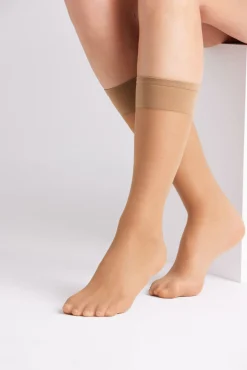 Pack 2 medias largas puntera invisible 20 denier<Ysabel Mora Outlet