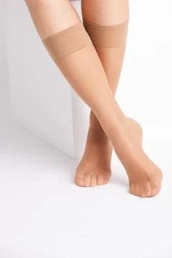 Pack 2 medias largas puntera invisible 20 denier<Ysabel Mora Sale