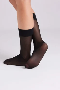 Pack 2 medias largas puño antipresión 15 denier<Ysabel Mora Online