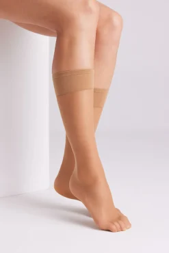 Pack 2 medias largas puño antipresión 10 denier<Ysabel Mora Hot