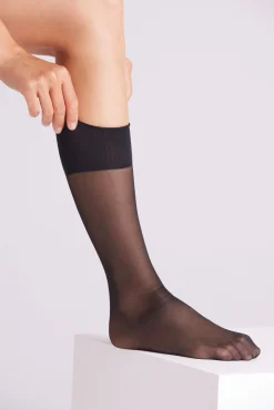 Pack 2 medias largas puño antipresión 20 denier<Ysabel Mora