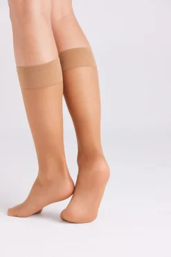 Pack 2 medias largas puño antipresión 15 denier<Ysabel Mora Hot