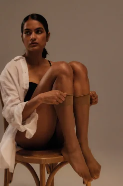 Pack 2 medias largas puño antipresión 15 denier<Ysabel Mora Hot