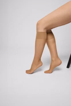 Pack 2 mini medias 10 DEN<Ysabel Mora Outlet