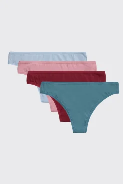 Pack 4 tangas básicos algodón<Ysabel Mora New